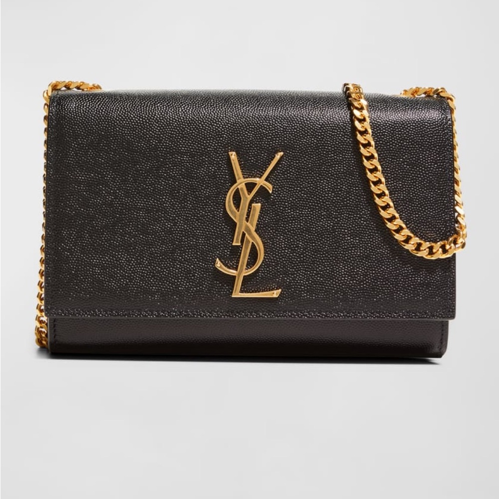 Small Kate YSL crossbody in grained leather. Barely used!! Purchased from Saks.